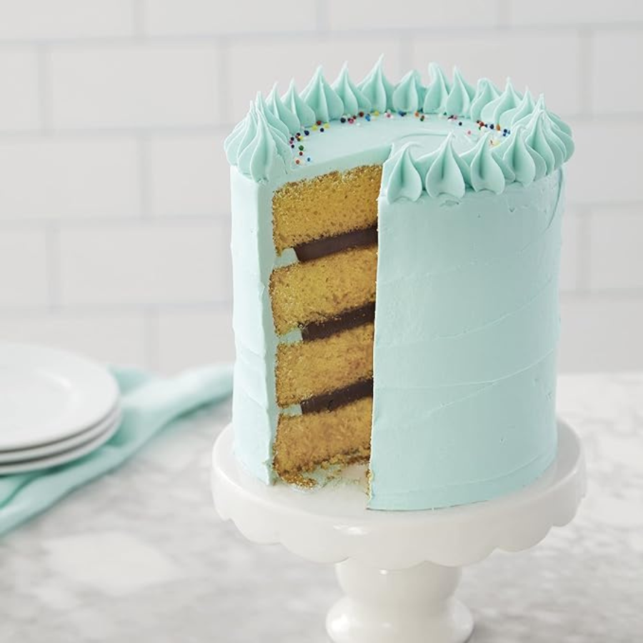 Adjustable Stainless Steel Cake Leveler and Slicer for Perfect Layers - Easy to Use and Clean