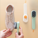 فرشاة تنظيف الأحذية المبتكرة بمقبض مريح وموزع صابون مدمج 
