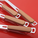 Premium Stainless Steel Skimmer with Nylon Handle - Ideal for Frying and Straining, Available in Large, Medium, and Small Sizes