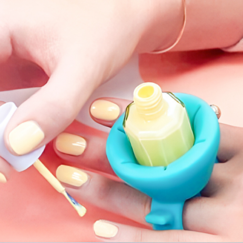 Nail polish finger holder store