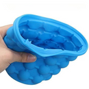 Ice Cube Maker Genie with Unique Double Chamber Design - Keeps Drinks and Ice Cream Cold