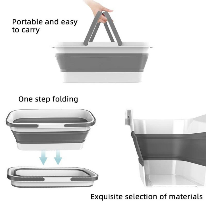 Collapsible Multi-Purpose Storage Bin - Space-Saving, Durable, Foldable Design