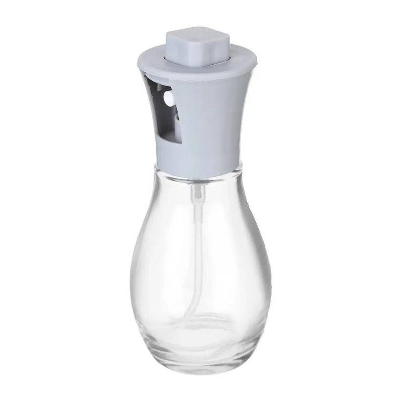 Glass Oil Dispenser Bottle With Plastic Pump, 170ml Capacity, Durable & Borosilicate Glass
