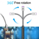 USB Rechargeable Electric Arc Lighter - Flexible Neck, Windproof & Safe Design