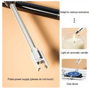 USB Rechargeable Electric Arc Lighter - Flexible Neck, Windproof & Safe Design