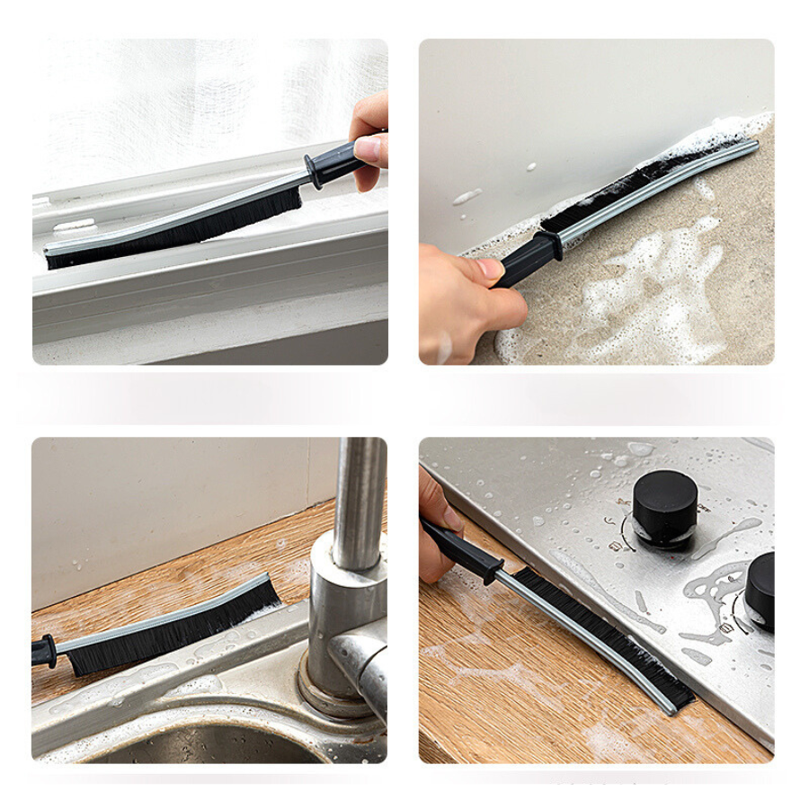 Slim Gap Cleaning Brush for Tight Spaces - Multi-Purpose Scrub Brush
