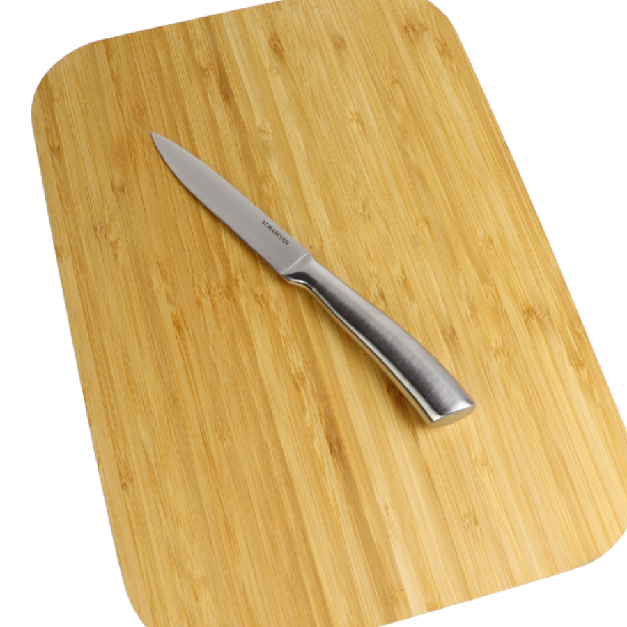 Almasseyah 5-Piece Stainless Steel Knife Set With Block