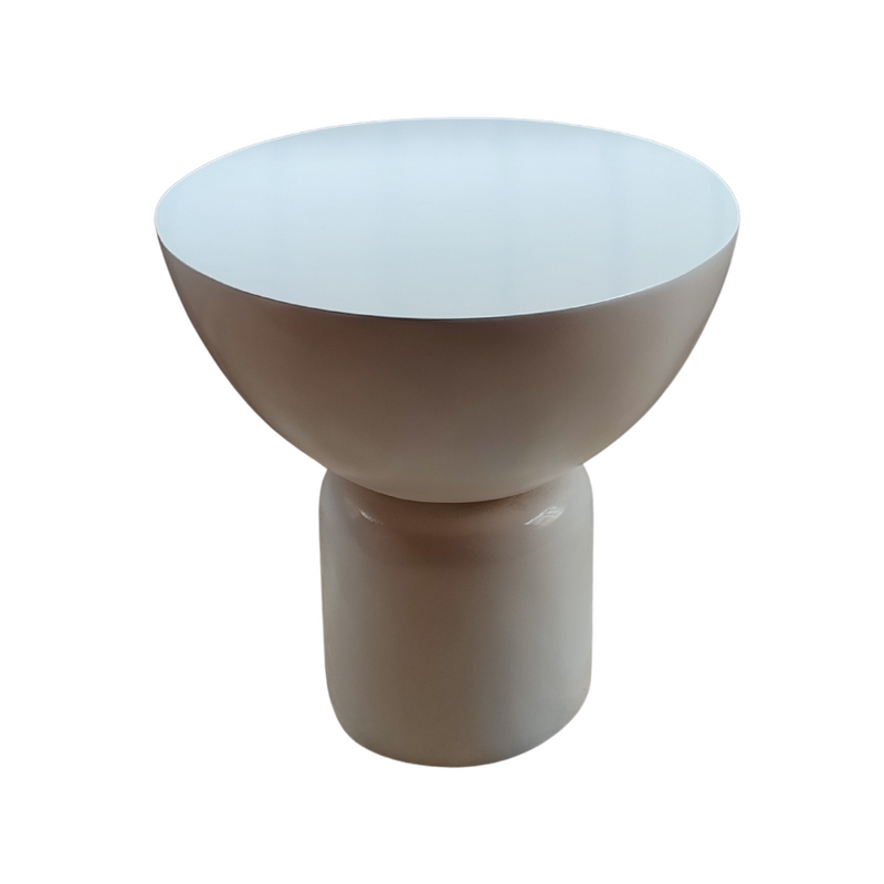 Handmade Fiberglass Table - 50 cm Height, 50 cm Width, Contemporary Design, Various Colors