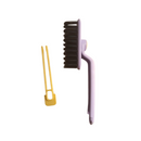 Multi-Functional Scrub Brush With Crevice Tool - Ideal For Drains, Tiles, And Tough Stains