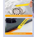 Multi-Functional Scrub Brush With Crevice Tool - Ideal For Drains, Tiles, And Tough Stains