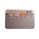 سجادة أرضية بنمط هندسي عصري – أنيقة، غير قابلة للانزلاق، سهلة التنظيف، تضيف لمسة جمال لأي غرفة