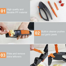 Master Chef 3-in-1 Kitchen Tool - Peeler, Garlic Slicer & Meat Tenderizer with Easy-Squeeze Handle