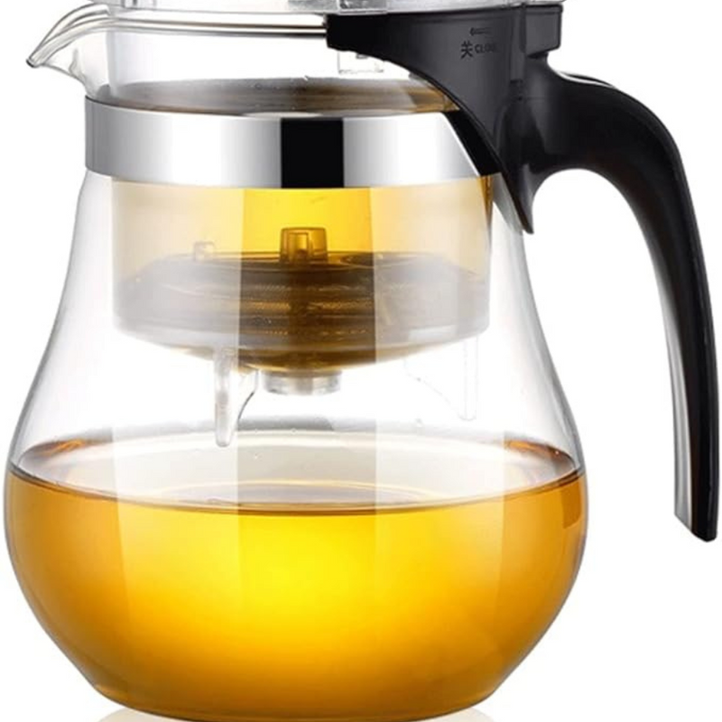 High quality fashional design heat resistant glass teapot - 900 ml