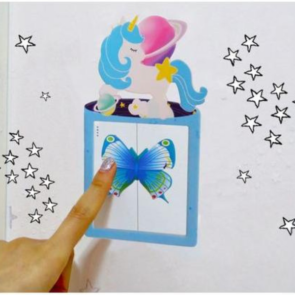 Adorable Unicorn & Butterfly Photo Frames - Perfect for Kids' Rooms