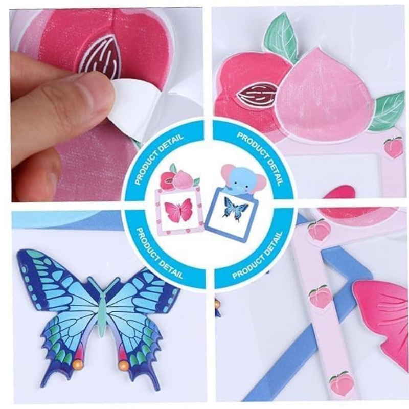 Adorable Unicorn & Butterfly Photo Frames - Perfect for Kids' Rooms