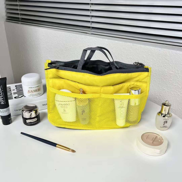 Travel Cosmetic Makeup Clear Insert Handbag Case