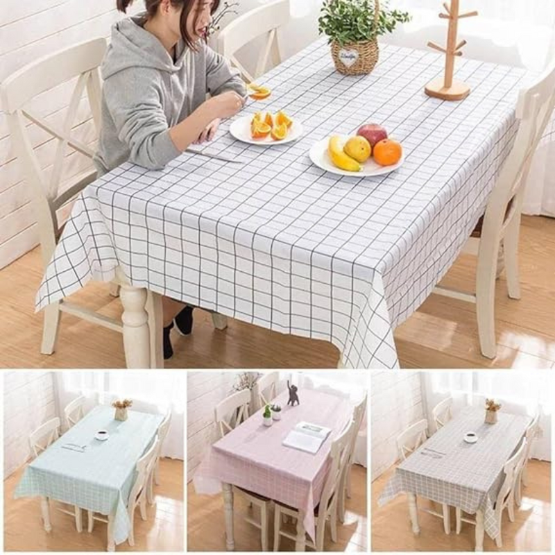 Rectangle Runner Waterproof Table Cloth size 180 x 137 cm