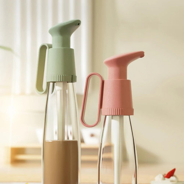 Multi-Use Bottle Pump Dispenser - Adjustable Nozzle for Sauces and Liquids