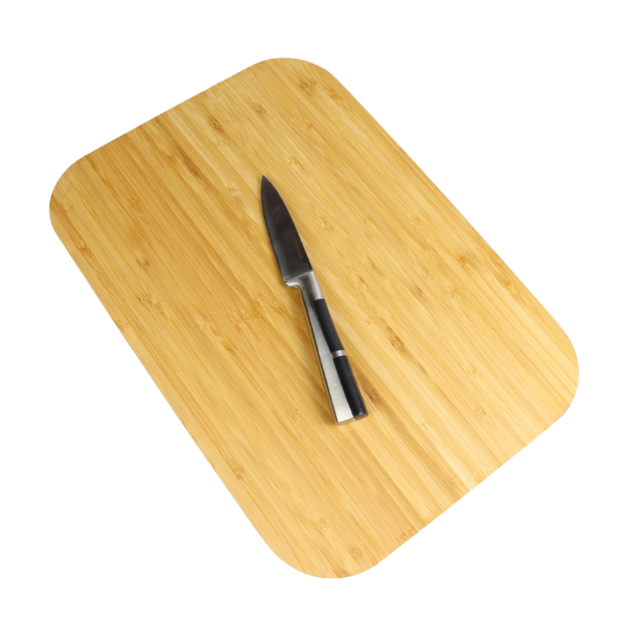 Sleek Stainless Steel Knife Set With Modern Black Block - 5 Essential Knives For Your Kitchen