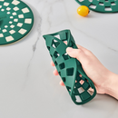 Heat-Resistant Foldable Silicone Pot Holder - Non-Slip, Easy Storage, Versatile Kitchen Use