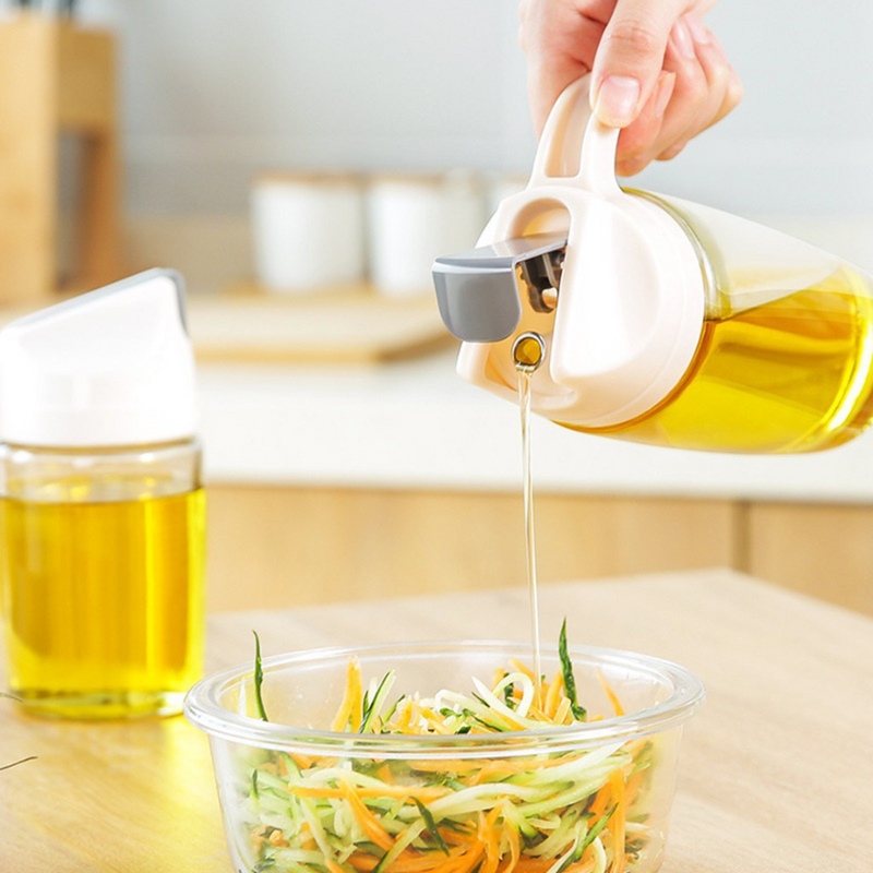 Auto Flip Oil Dispenser Bottle, with Auto Cap - 630 ml