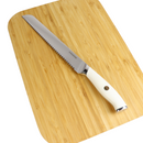 طقم سكاكين بمقبض مريح مع حامل - 5 قطع بشفرات من الستانلس ستيل بألوان متعددة