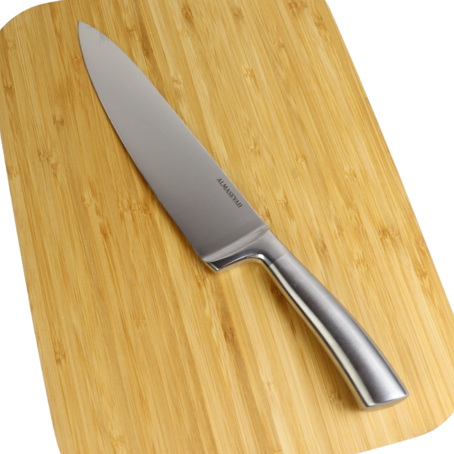 Almasseyah 5-Piece Stainless Steel Knife Set With Block