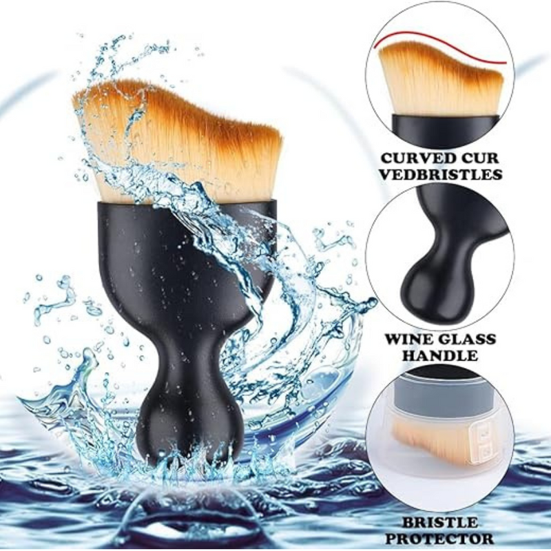 Multipurpose Soft Detailing Brush For Interior Cleaning Of Furniture, Electronics, And Cars
