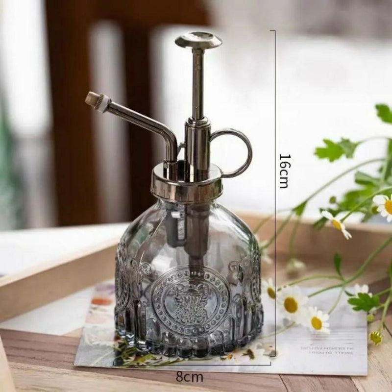plant mister for indoor plants Vintage Plant Mister 16cm – Glass & Plastic Spray