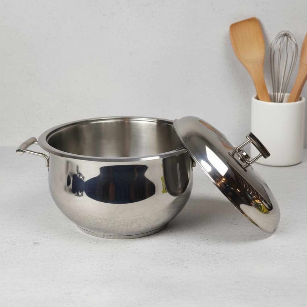 ABOUD 28cm Stainless Steel Cooking Pot with Lid