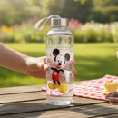 زجاجة مياه أكريليك شفافة 500 مل - رسومات للأطفال والمدرسة