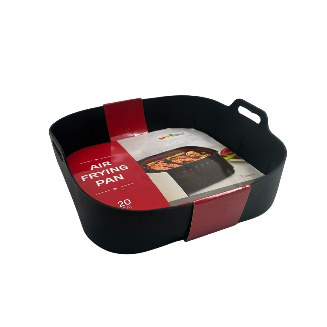 20cm Air Fryer Silicone Liner - Reusable Non-Stick Basket for Easy Cleaning