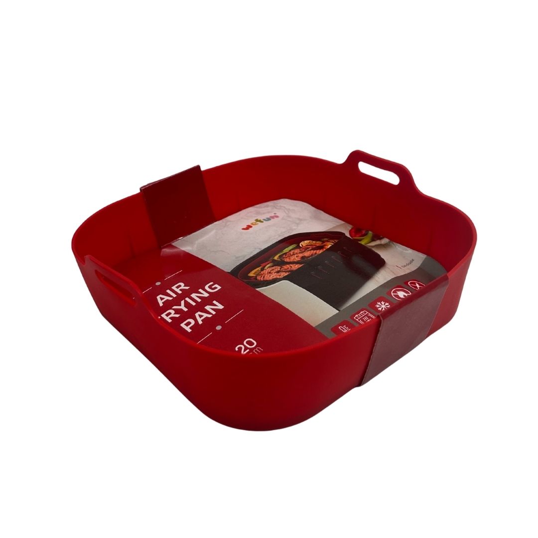 20cm Air Fryer Silicone Liner - Reusable Non-Stick Basket for Easy Cleaning