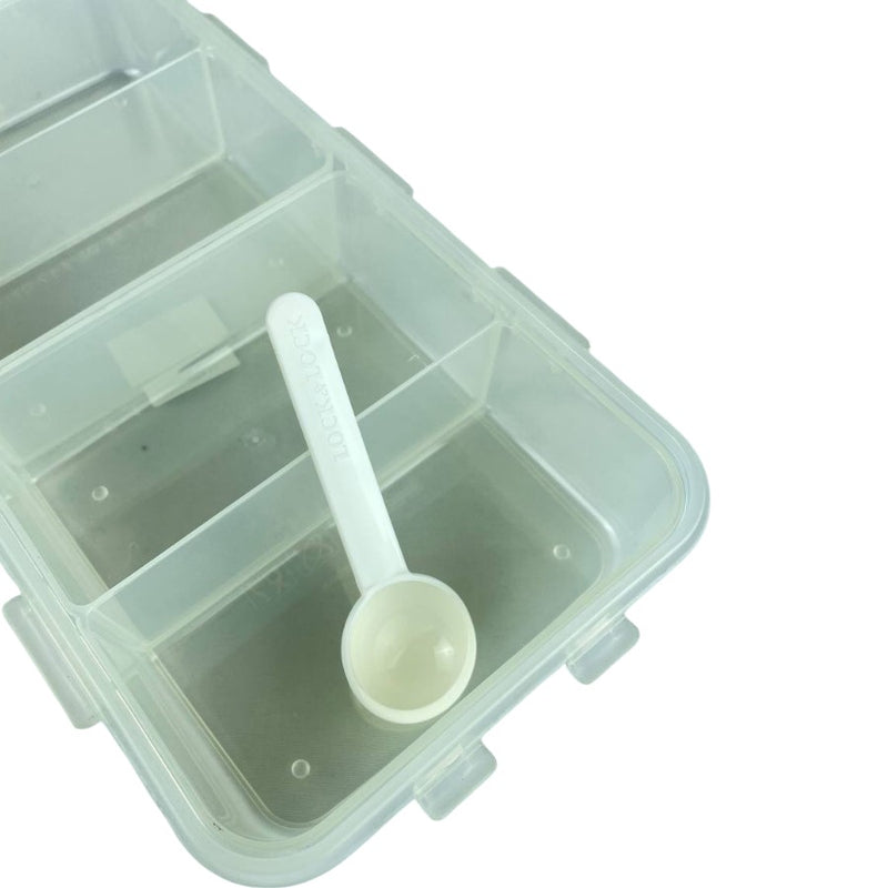 Lock & Lock, Seasoning Case with 4 Measuring Spoon, Transparent - 1.6 L