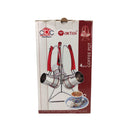 Box of coffee pots with branding on a white background