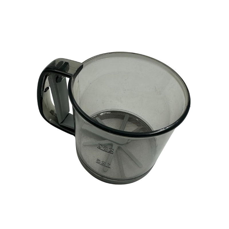 Plastic Flour Sifter Cup – Lightweight Baking Tool For Cakes, Pastries & Desserts