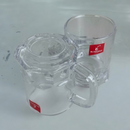 Blinkmax 151ml Glass Mug Set Of 6 - Durable And Compact Design For Hot And Cold Beverages