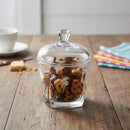 برطمان زجاجي صغير بغطاء من بلينكماكس – وعاء تخزين شفاف للحلوى والمكسرات