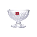 طقم أطباق حلوى زجاجية من بلينكماكس – 6 قطع صغيرة بتصميم كريستالي أنيق للآيس كريم والحلويات