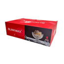 طقم أطباق حلوى زجاجية من بلينكماكس – 6 قطع صغيرة بتصميم كريستالي أنيق للآيس كريم والحلويات