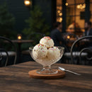 طقم أطباق حلوى زجاجية من بلينكماكس – 6 قطع صغيرة بتصميم كريستالي أنيق للآيس كريم والحلويات