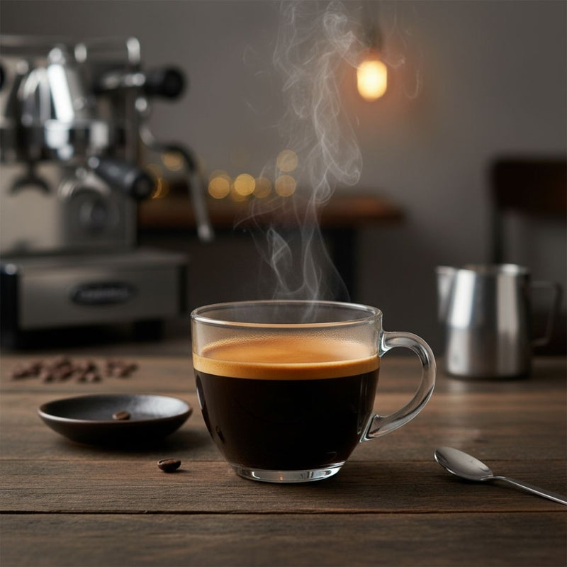 طقم فناجين إسبرسو زجاجي من بلينكماكس – 6 قطع سعة بتصميم مقاوم للحرارة