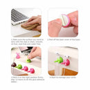 USB and phone cable clips with silicone bunny ear design