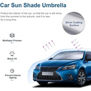 Foldable Car Windshield Sunshade Umbrella - Heat-Resistant And UV-Blocking Design For Maximum Interior Protection
