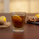 City Glass RAFALE 6-Pcs Glass Cups - 190ml Ribbed Drinking Tumblers