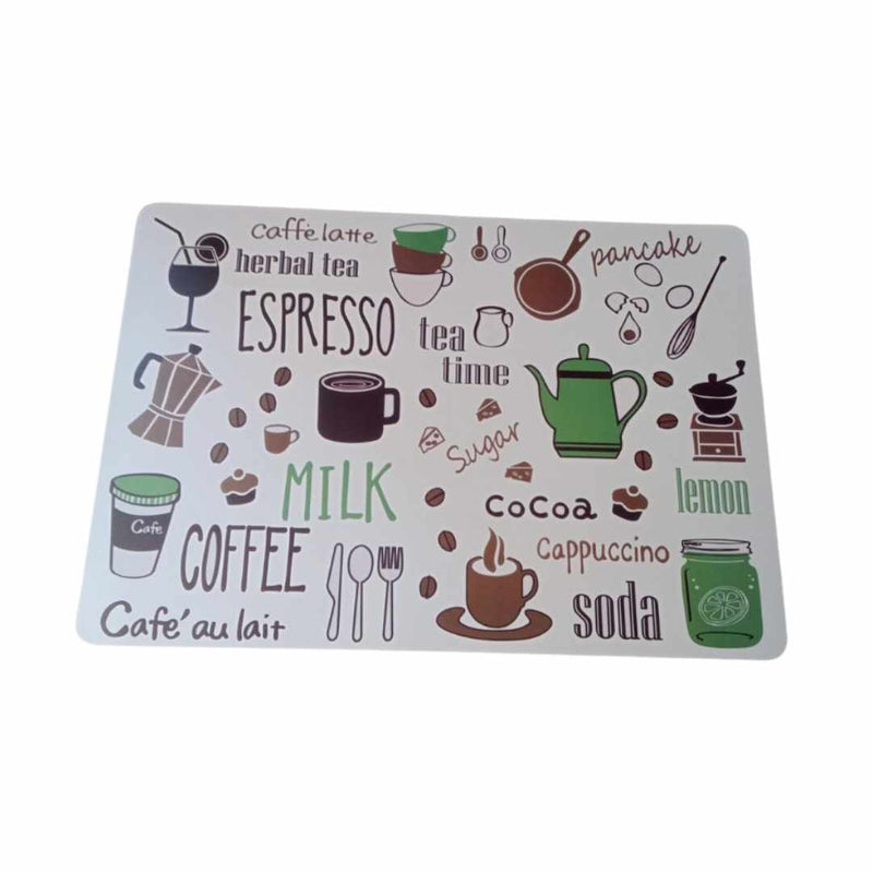 Coffee print table mats, waterproof and slip-resistant – cupindy