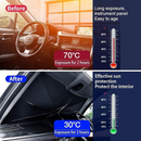 Foldable Car Windshield Sunshade Umbrella - Heat-Resistant And UV-Blocking Design For Maximum Interior Protection