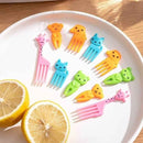 Mini food forks in animal shapes, perfect for school lunch or snack time – cupindy