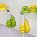 Thumbs-up shaped wire holders to manage cables and USB cords neatly | Cupindy