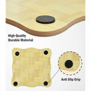 Square decorative wood coaster with printed fruit artwork